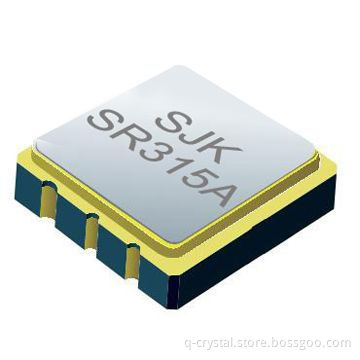 Saw Resonator, 315 to 433.92MHz Center Frequency, Measuring 3.8 x 3.8mm